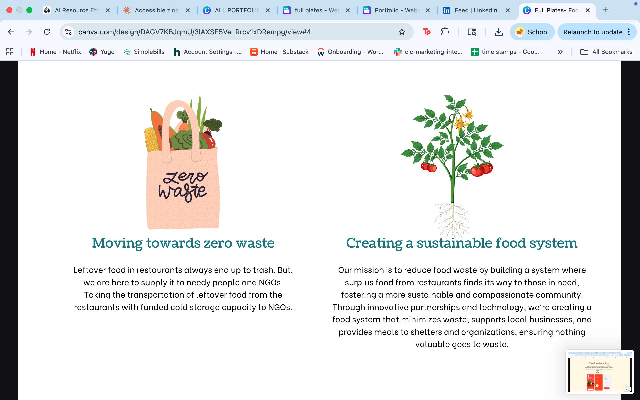 Zero waste + sustainable system